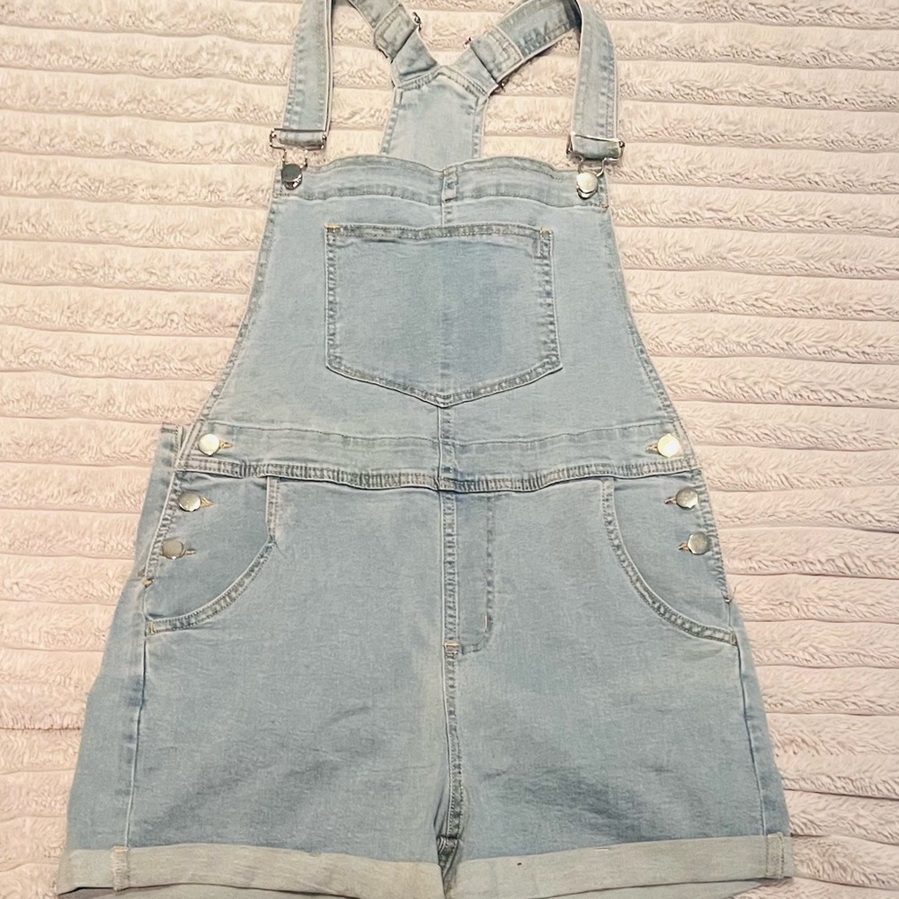 Blue overalls